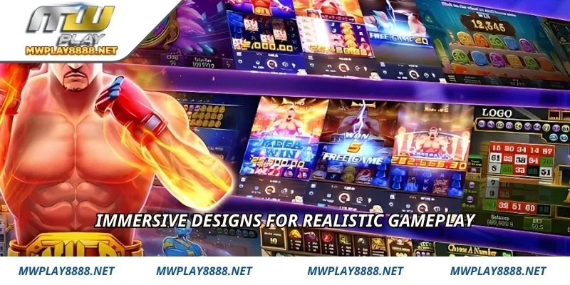 Immersive designs for realistic gameplay