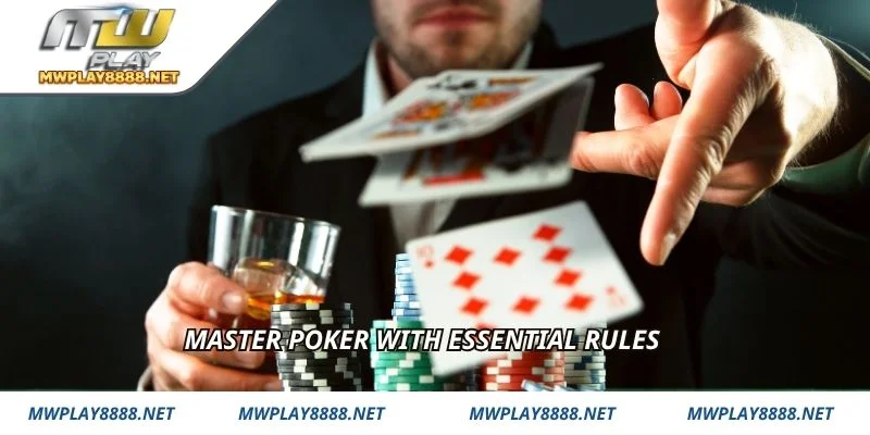 Master poker with essential rules