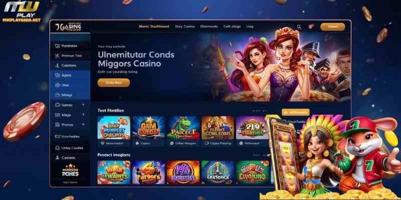 Example of a modern online casino interface.